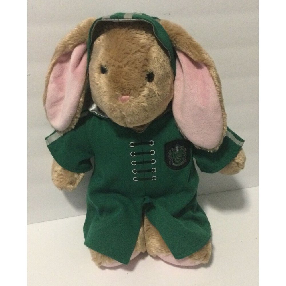 Harry Potter Build a Bear Bunny Rabbit Stuffed Animal Plush Green Hooded Outfit